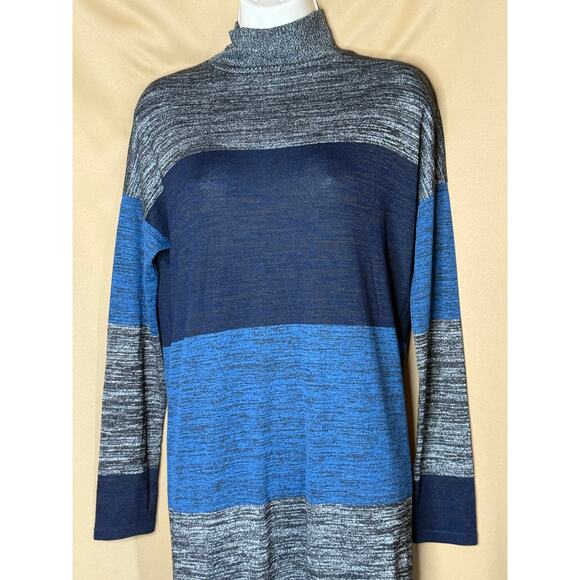 Rag & Bone Striped Bowery Turtleneck Dress M - Picture 9 of 12